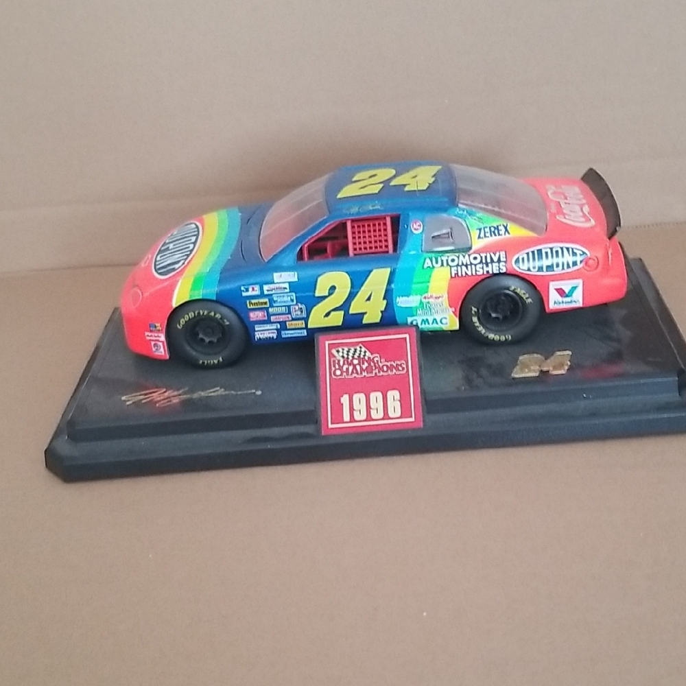 Colorful Racing Car Toy by JEFF GORDON 24 DIE CAST